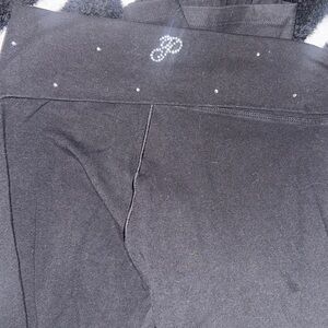 PINK Leggings with Rhinestone Detail size small